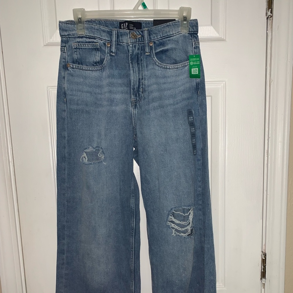NWT Gap Hi Rise Wide Leg Jeans